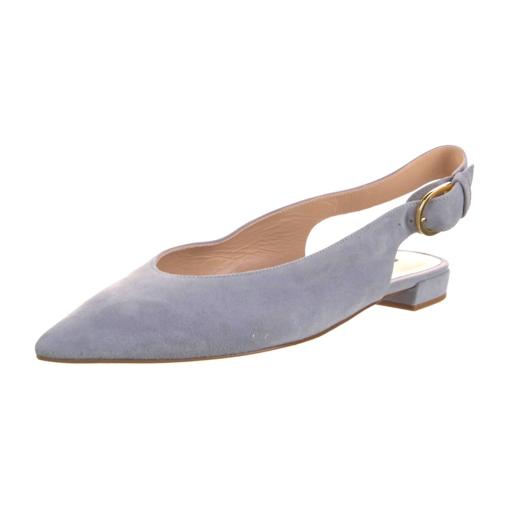 Gorgeous suede slingback flats